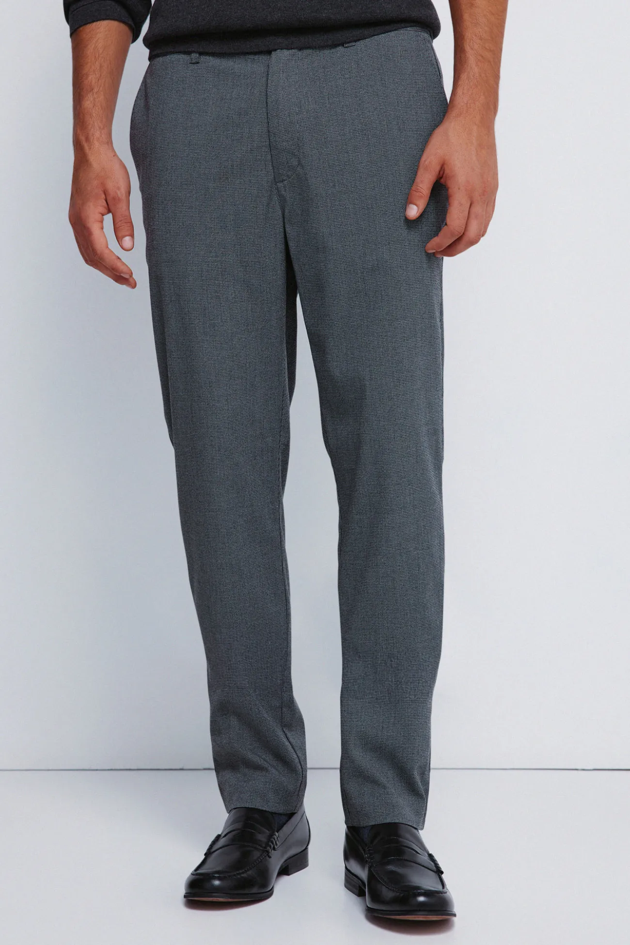 Pantalon slim fit structuré