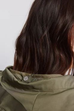 Parka à capuche déperlante