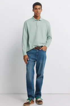Polo basique Springfield manches longues regular fit