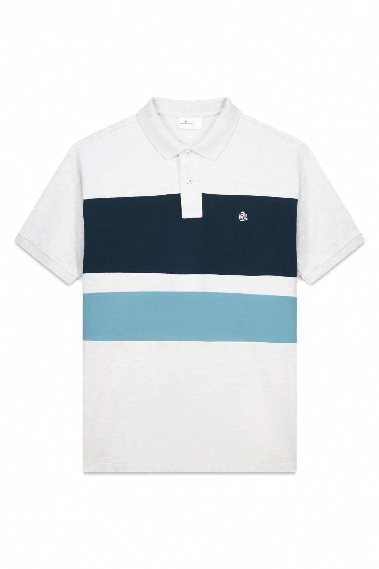 Polo piqu&eacute; color block piqu&eacute; classique
