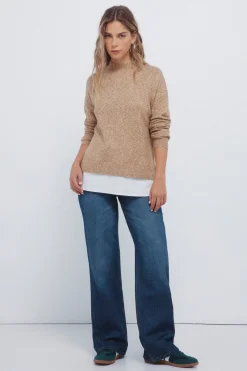 Pull à col Perkins combiné