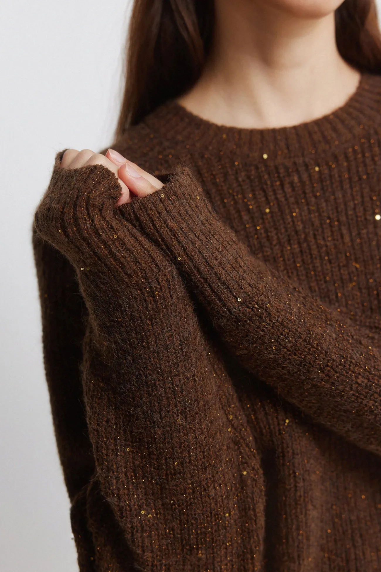 Pull à paillettes
