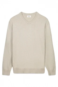 Pull basique à col en V