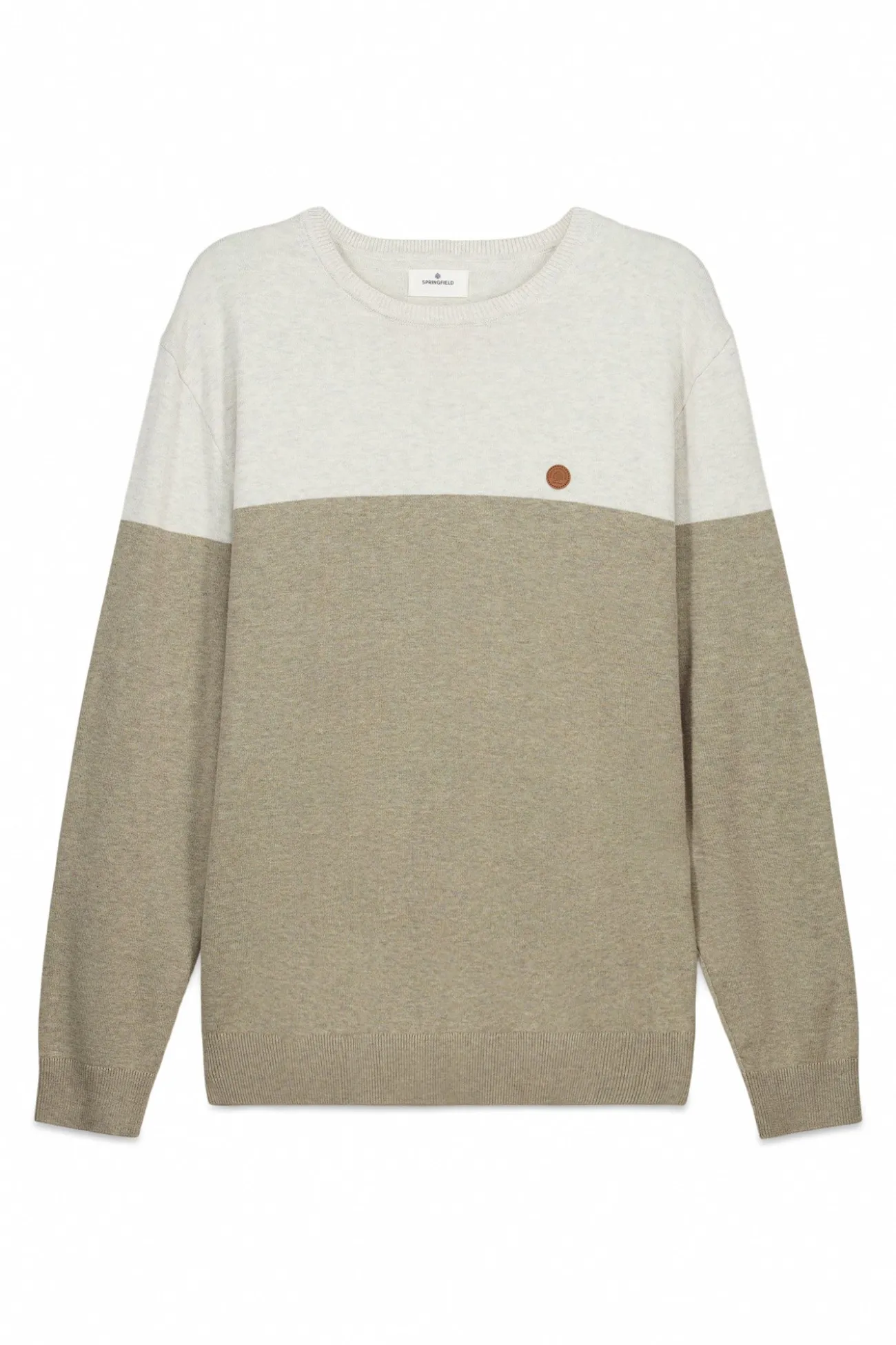 Pull basique color block