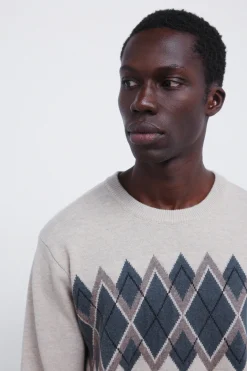 Pull de No&euml;l en jacquard