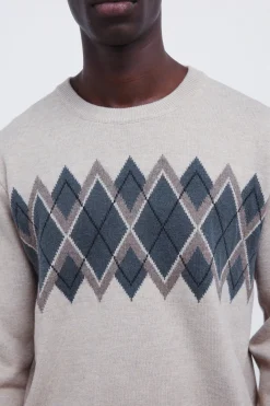 Pull de Noël en jacquard