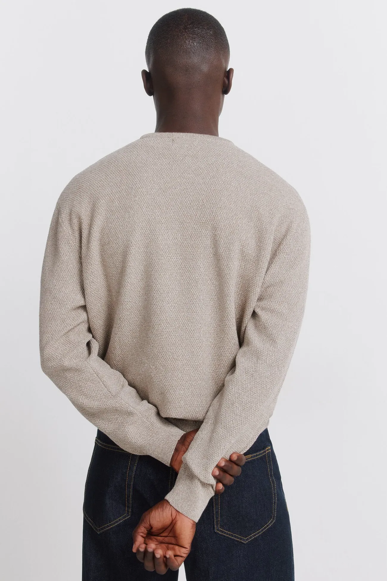 Pull maille double
