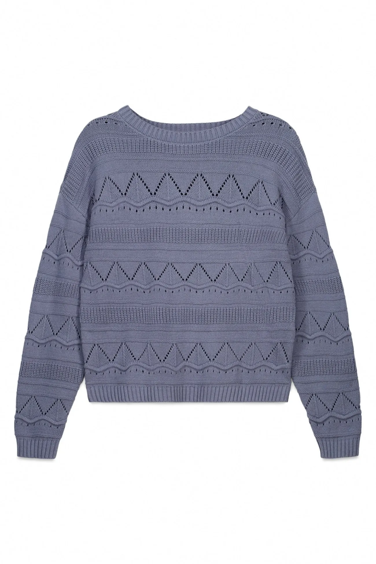 Pull pointelle en maille
