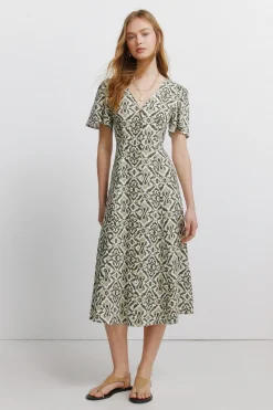 Robe chemise imprimée