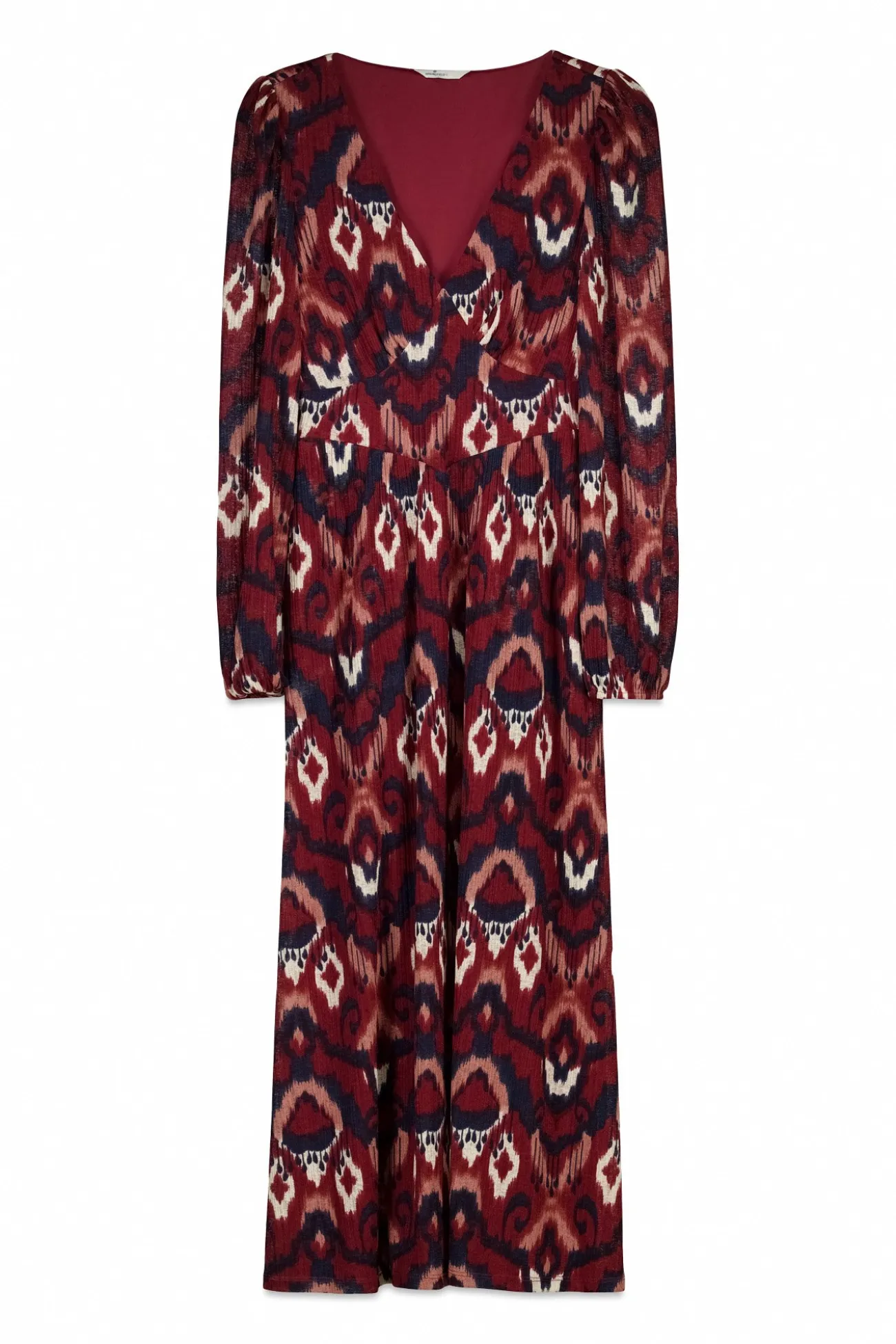 Robe imprimée manches longues