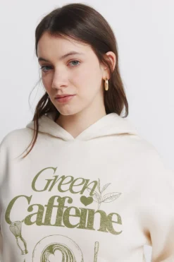 Sweat-shirt &agrave; capuche