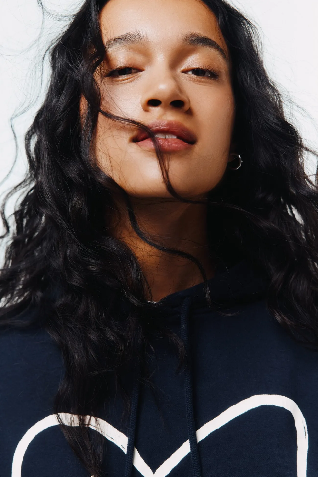 Sweat-shirt à deux fleurs