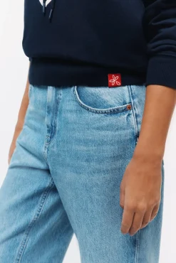Sweat-shirt à deux fleurs