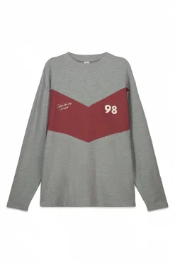T-shirt à manches longues en piqué coupe