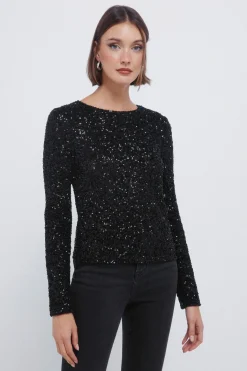 T-shirt à paillettes