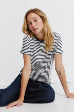 T-shirt basique &agrave; manches courtes