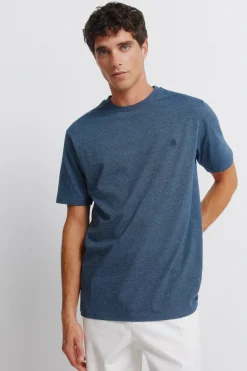 T-shirt basique à micro-rayures
