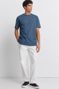 T-shirt basique à micro-rayures