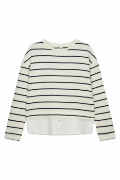 T-shirt chenille bi-matière