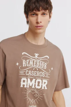 T-shirt imprim&eacute; rem&egrave;des maison