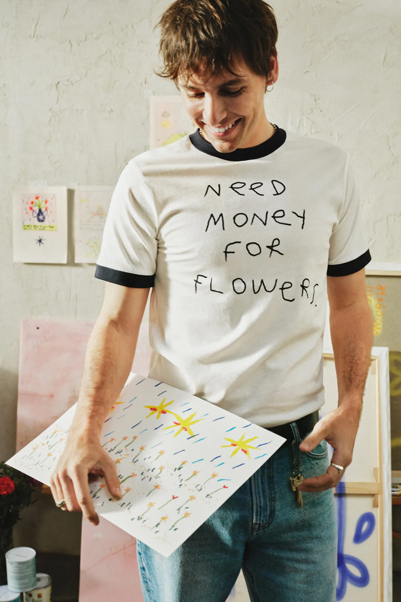 T-Shirt Need Money For Flowers