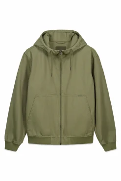 Veste &agrave; capuche en coton