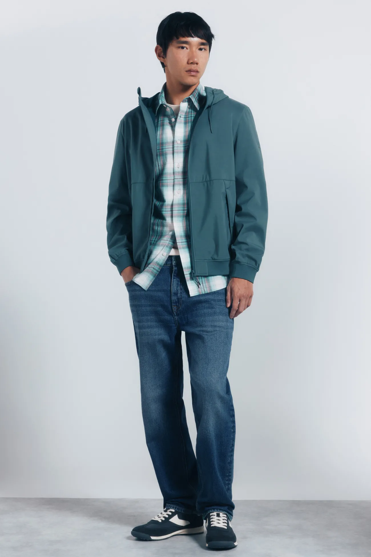 Veste softshell à capuche