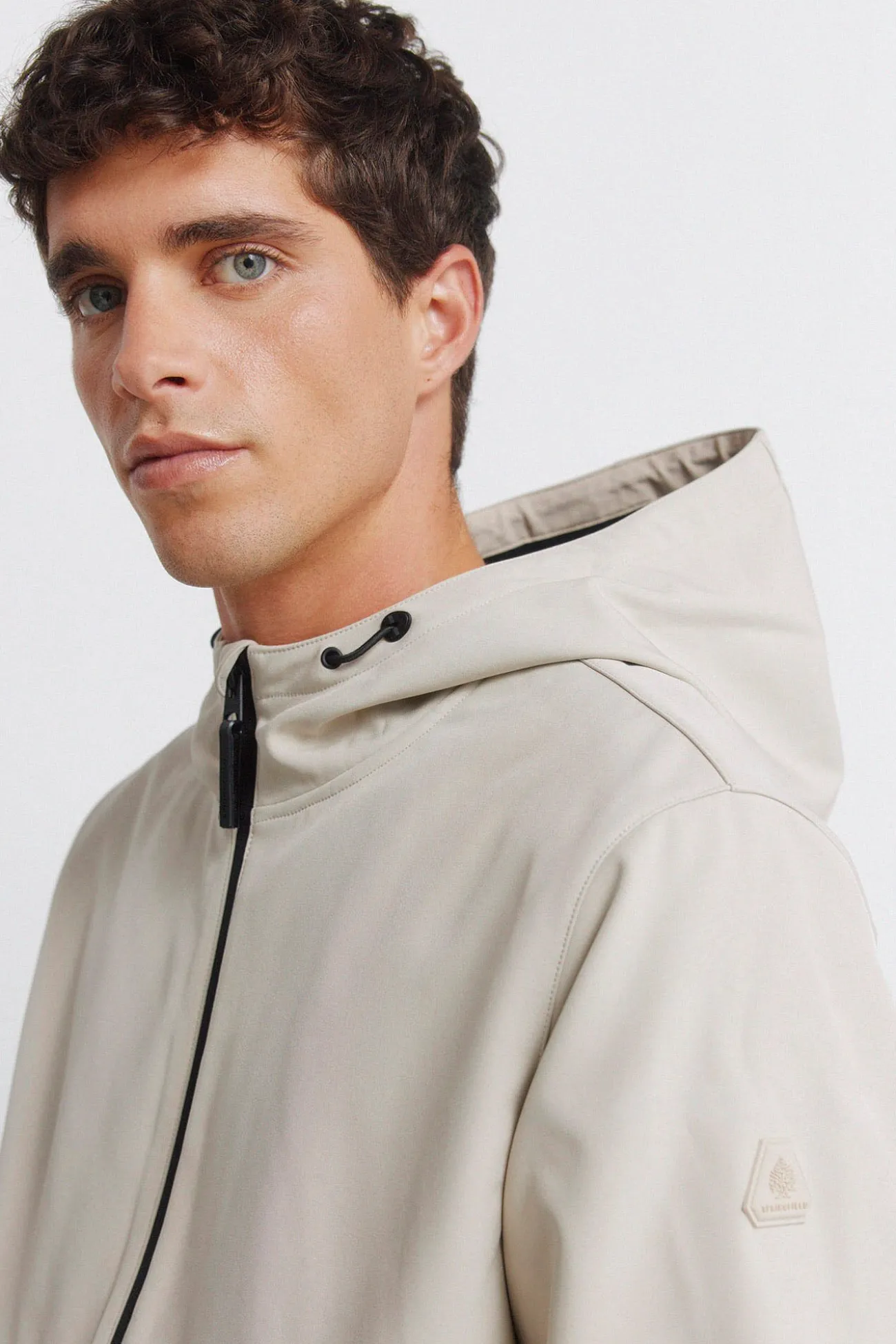 Veste softshell à capuche